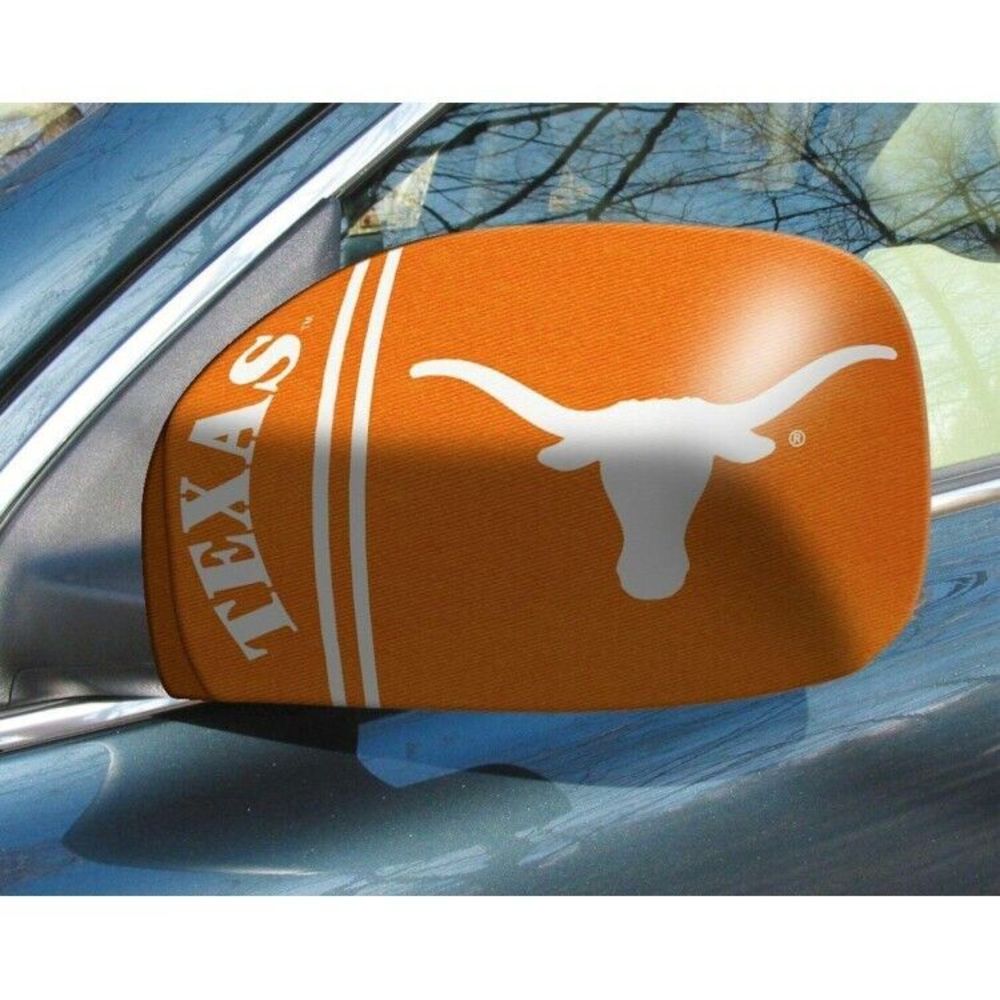 Licensed NCAA Texas Longhorns Car Mirror Covers (2-Pack) - Trucks/Large SUV's
